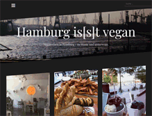 Tablet Screenshot of hamburgistvegan.de